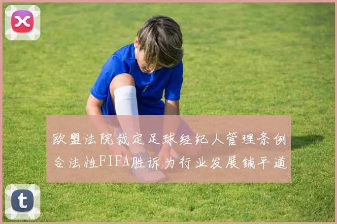 欧盟法院裁定足球经纪人管理条例合法性FIFA胜诉为行业发展铺平道路